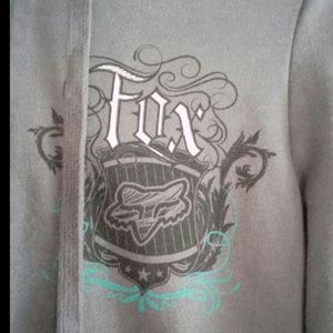 Fox full zip hooded sweatshirt